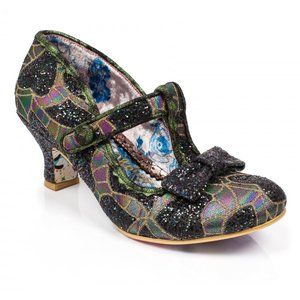 Irregular Choice Black and Gold Lazy River